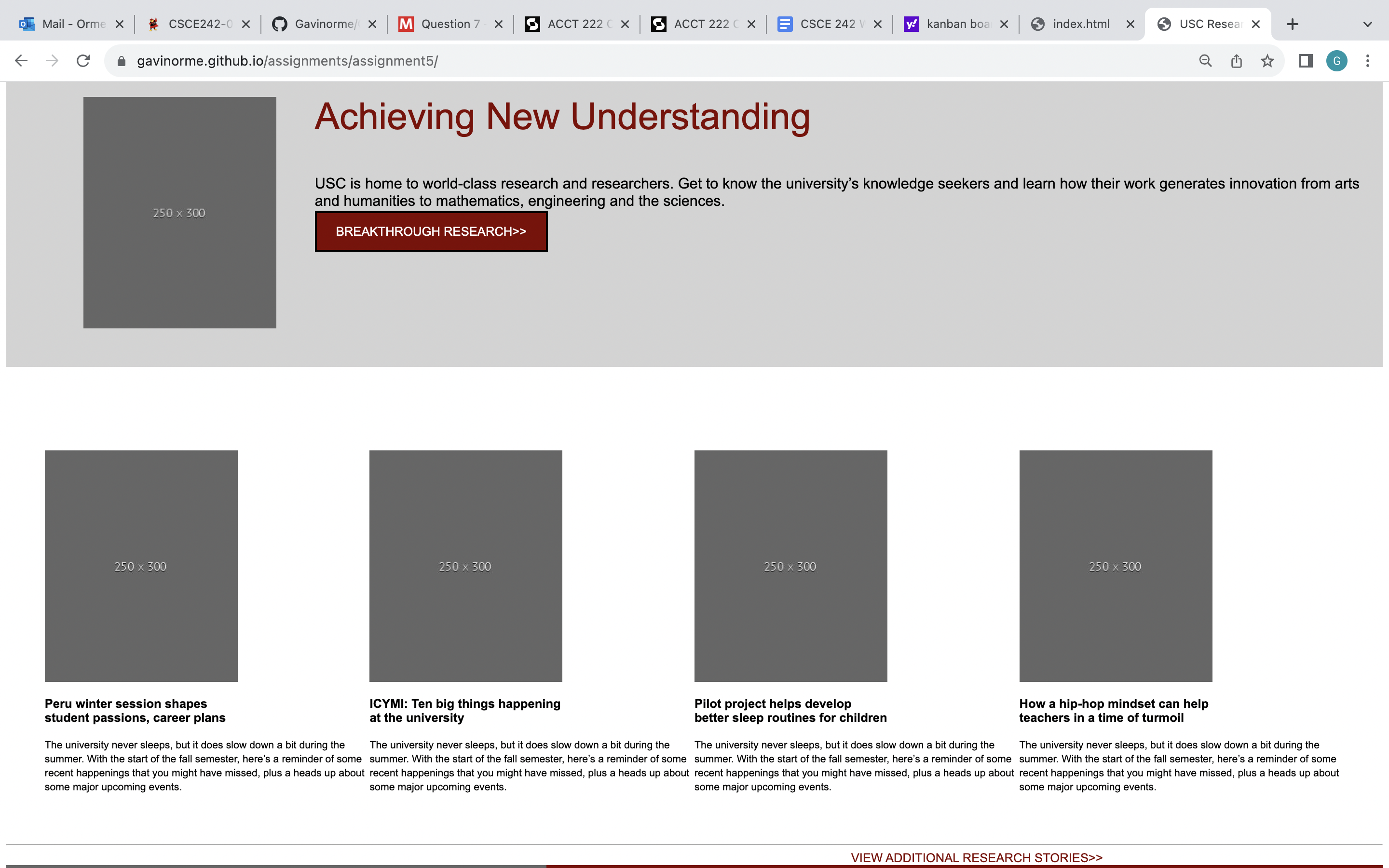Recreating CSS Page image